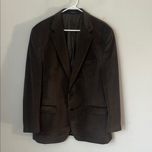 Ralph Lauren Brown Velvet Like Textured Men’s Sportscoat Blue Label, size 46L